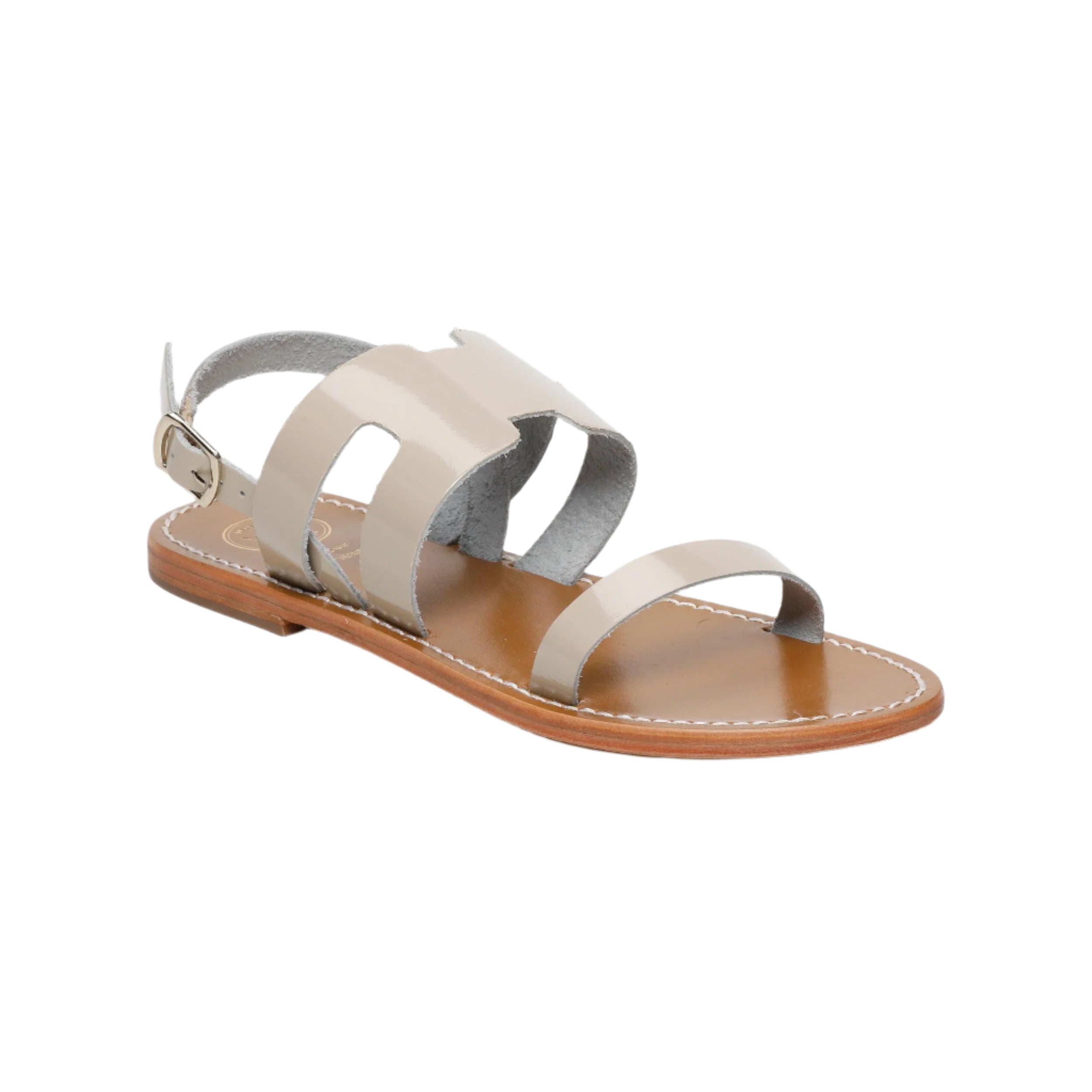 Sandalias Davitza - Cream Patent