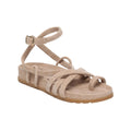 White Sun - Ava Sandals - Light Beige Goat Suede - Light Beige