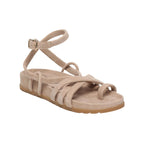 White Sun - Ava Sandals - Light Beige Goat Suede - Light Beige