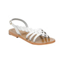 Sol Blanco - Sandalias Satyr - Blanco Buff - Blanco