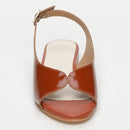 Charly Sandals - Camel Patent