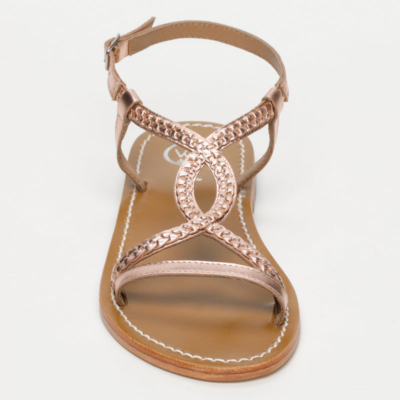 Sandalias Tara - Oro rosa