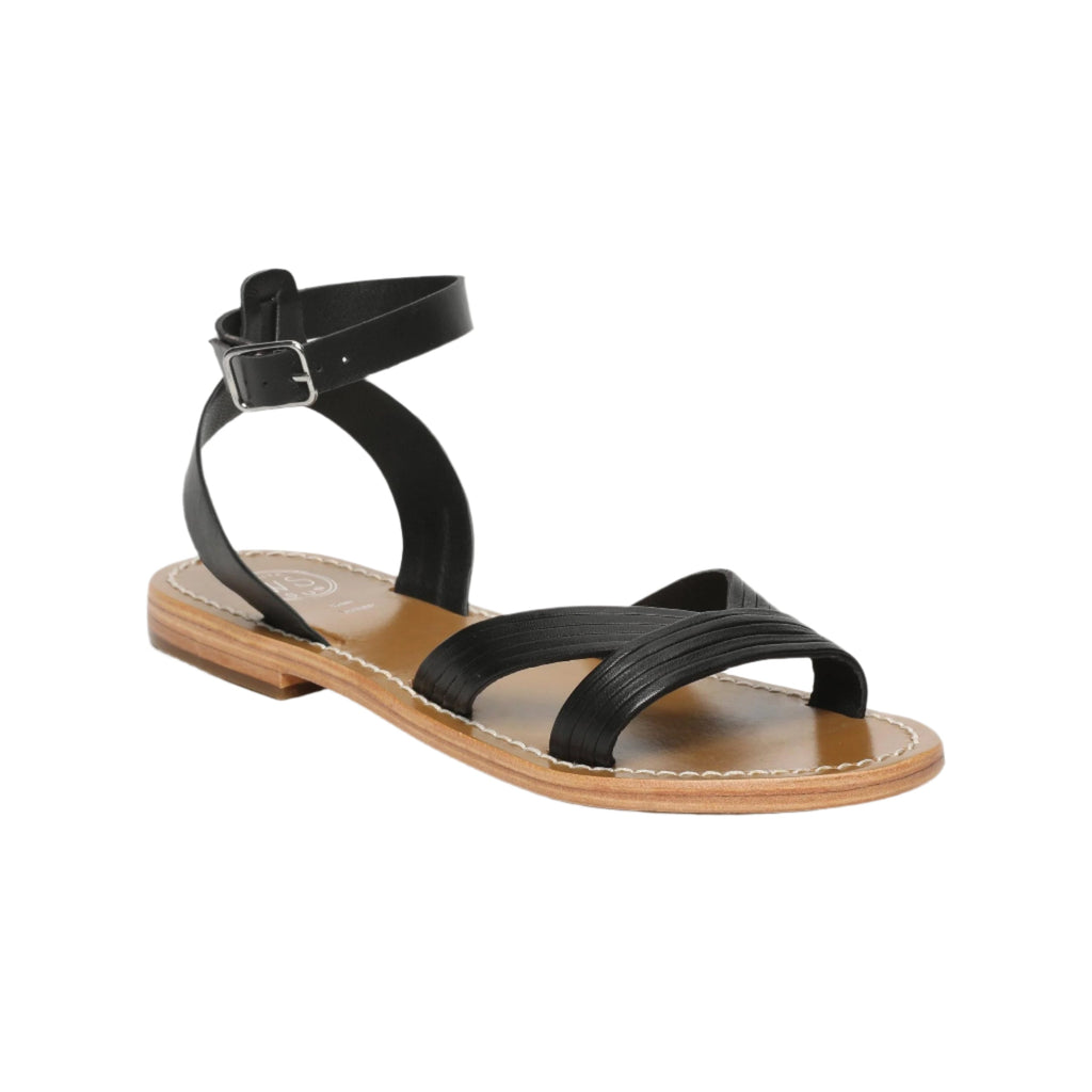 White Sun - Sandales Terri - Black Sheep Nappa - Black