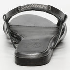 White Sun - Sandales Babitha - Pewter Goat Leather - Pewter