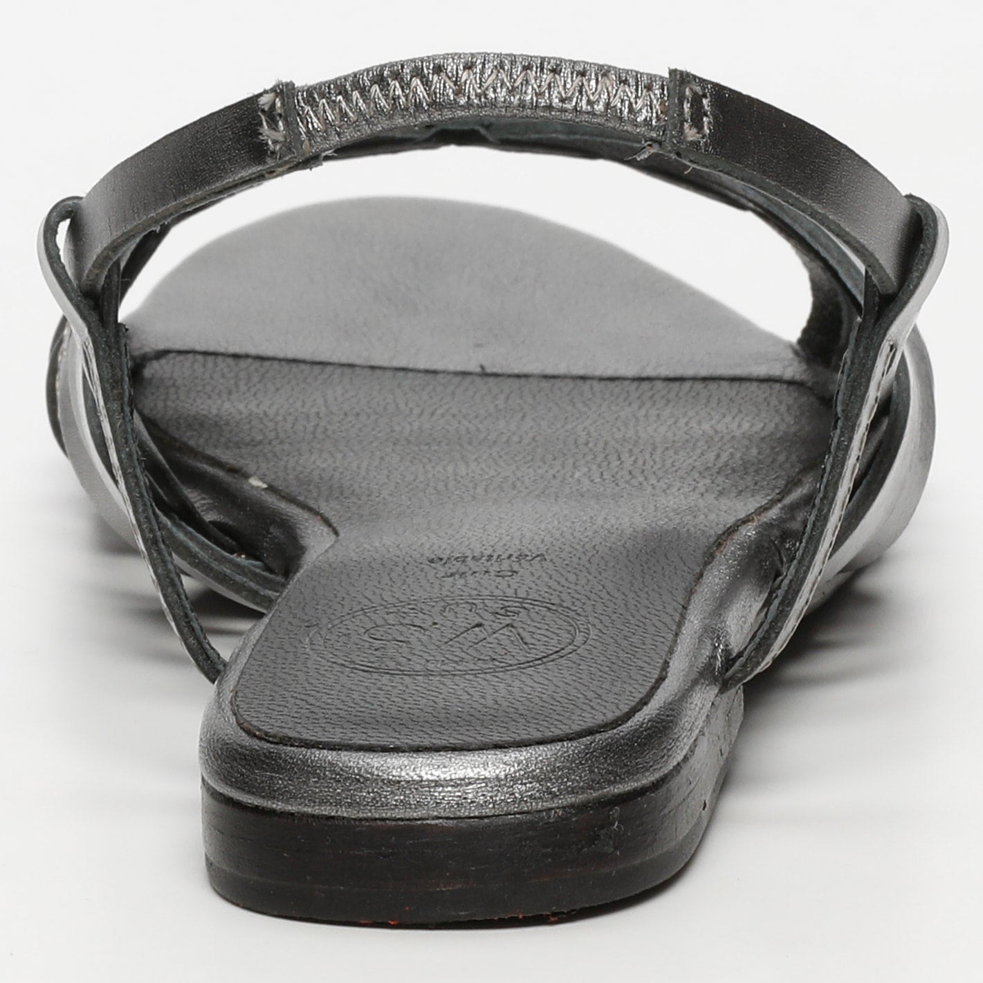 White Sun - Sandales Babitha - Pewter Goat Leather - Pewter