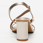 White Sun - Sandales Talon Jaipur - Gold Buff - Gold
