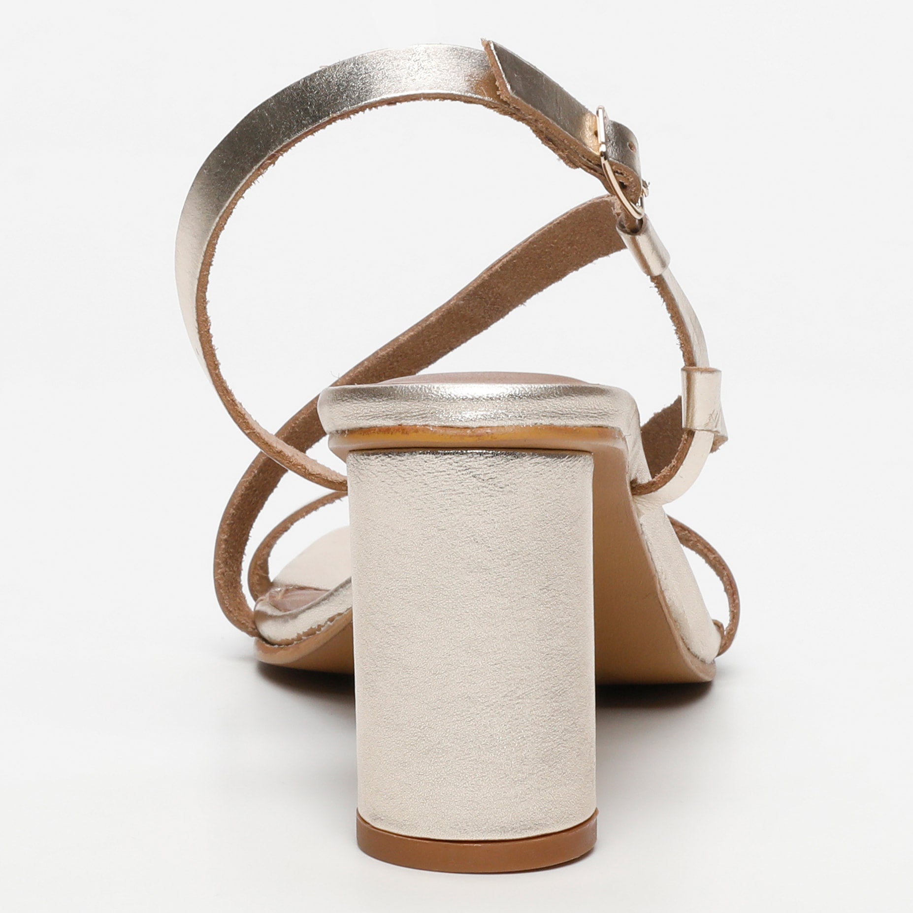 White Sun - Sandales Talon Jaipur - Gold Buff - Gold