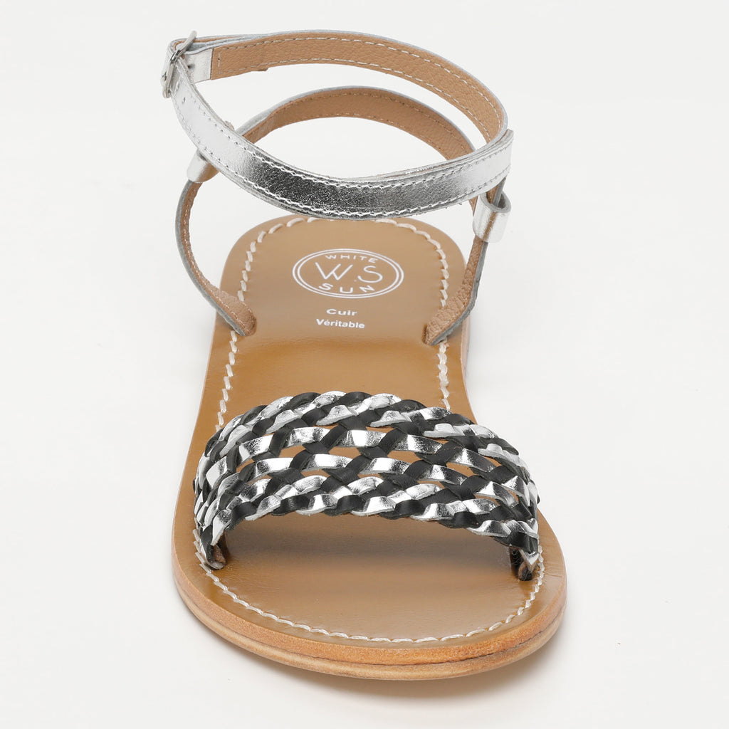 Sandalias Missao - Black+Silver
