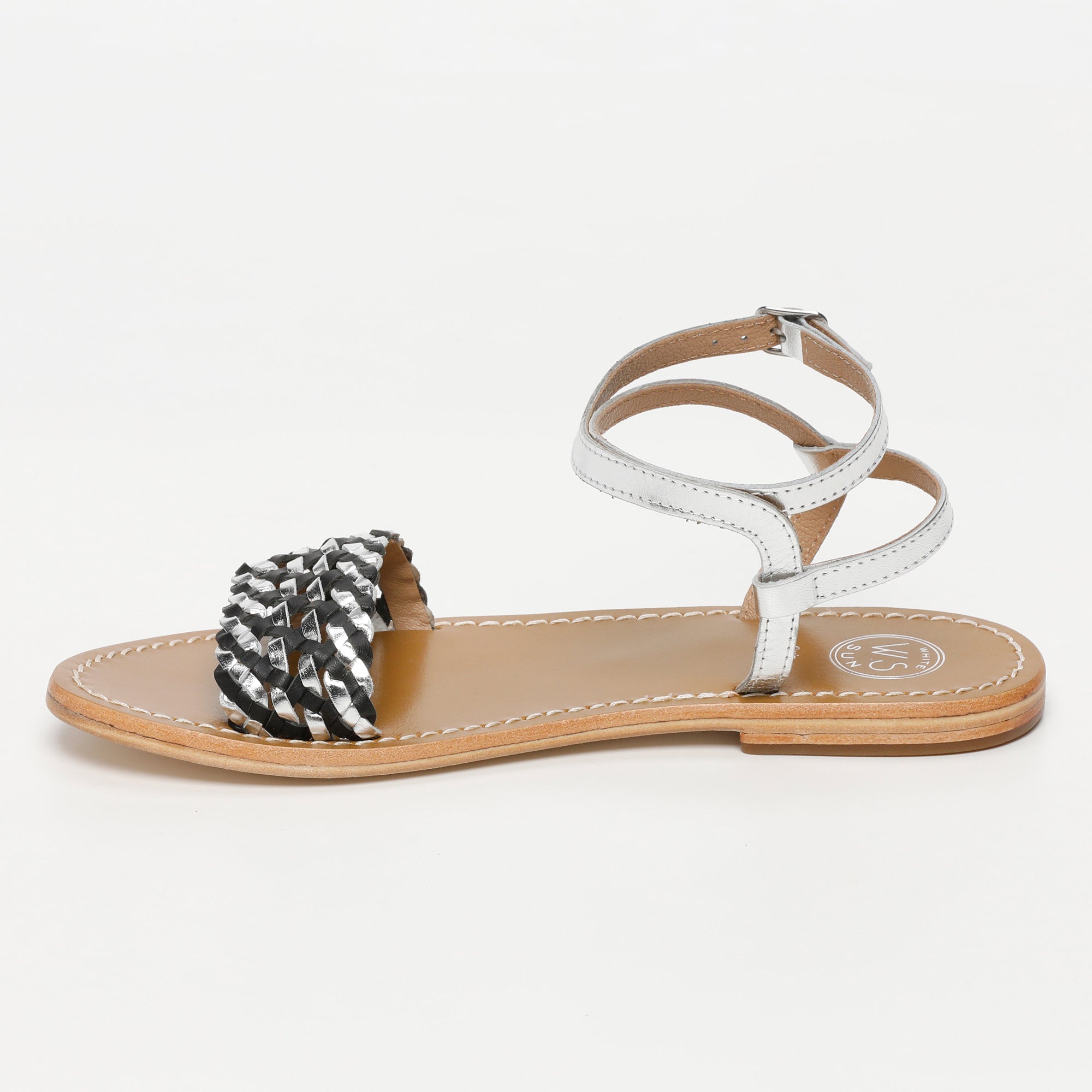 Sandalias Missao - Black+Silver