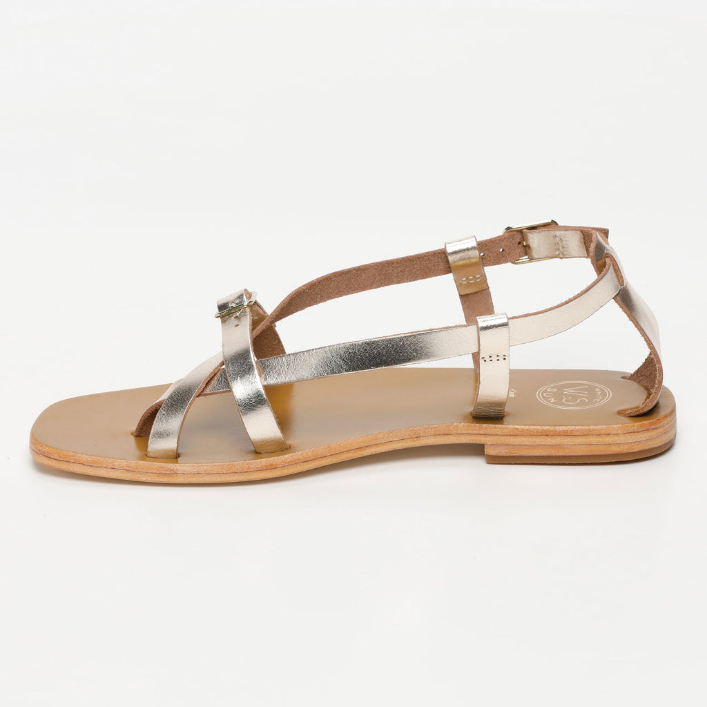 White Sun - Sandales Idalia - Gold Buff - Doré