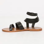 Sandalias Oasis - Black Croco