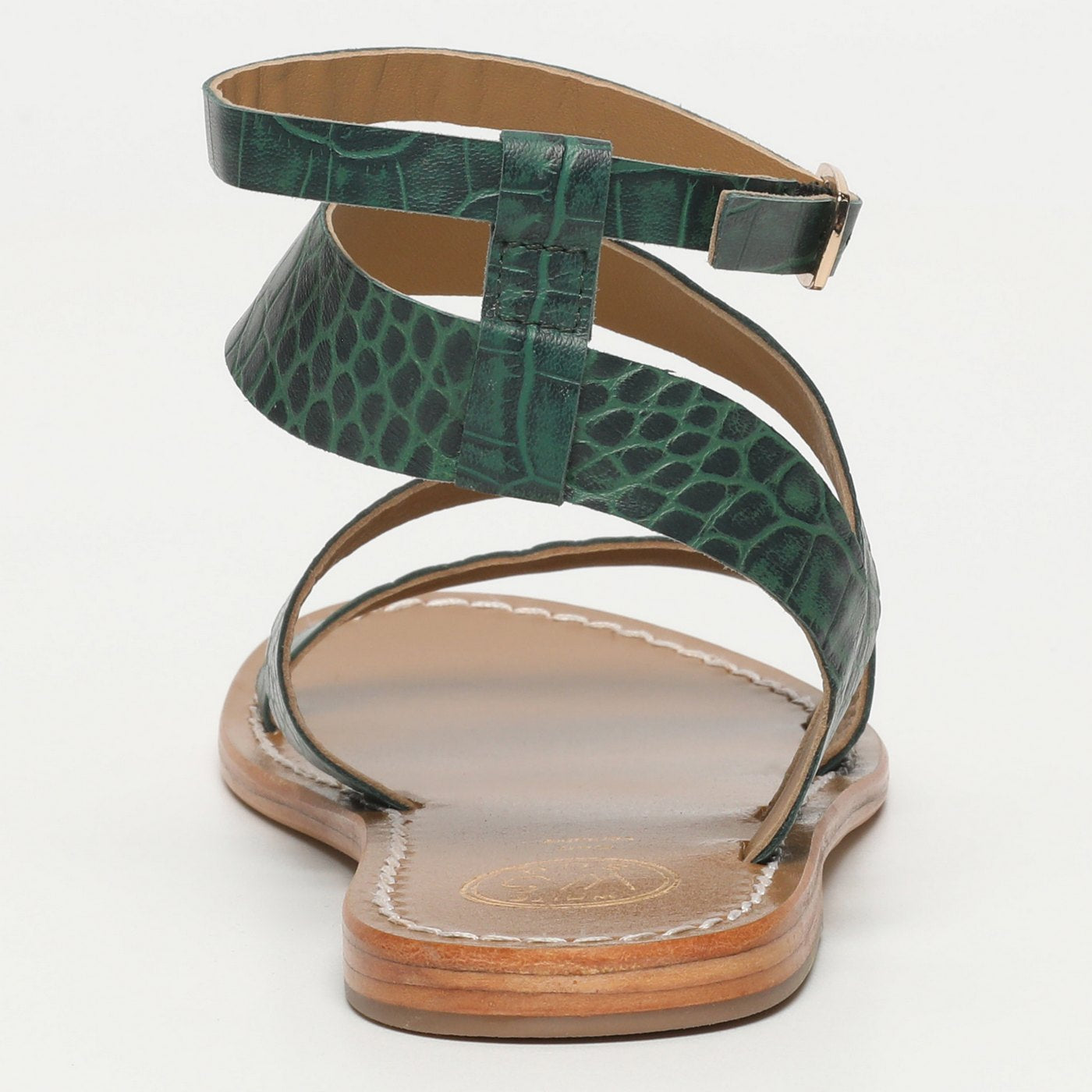 Oasis Sandals - Green Croco