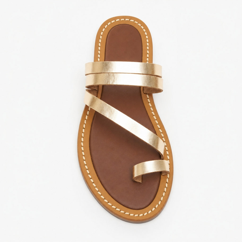 Penny Sandals - Dark Gold