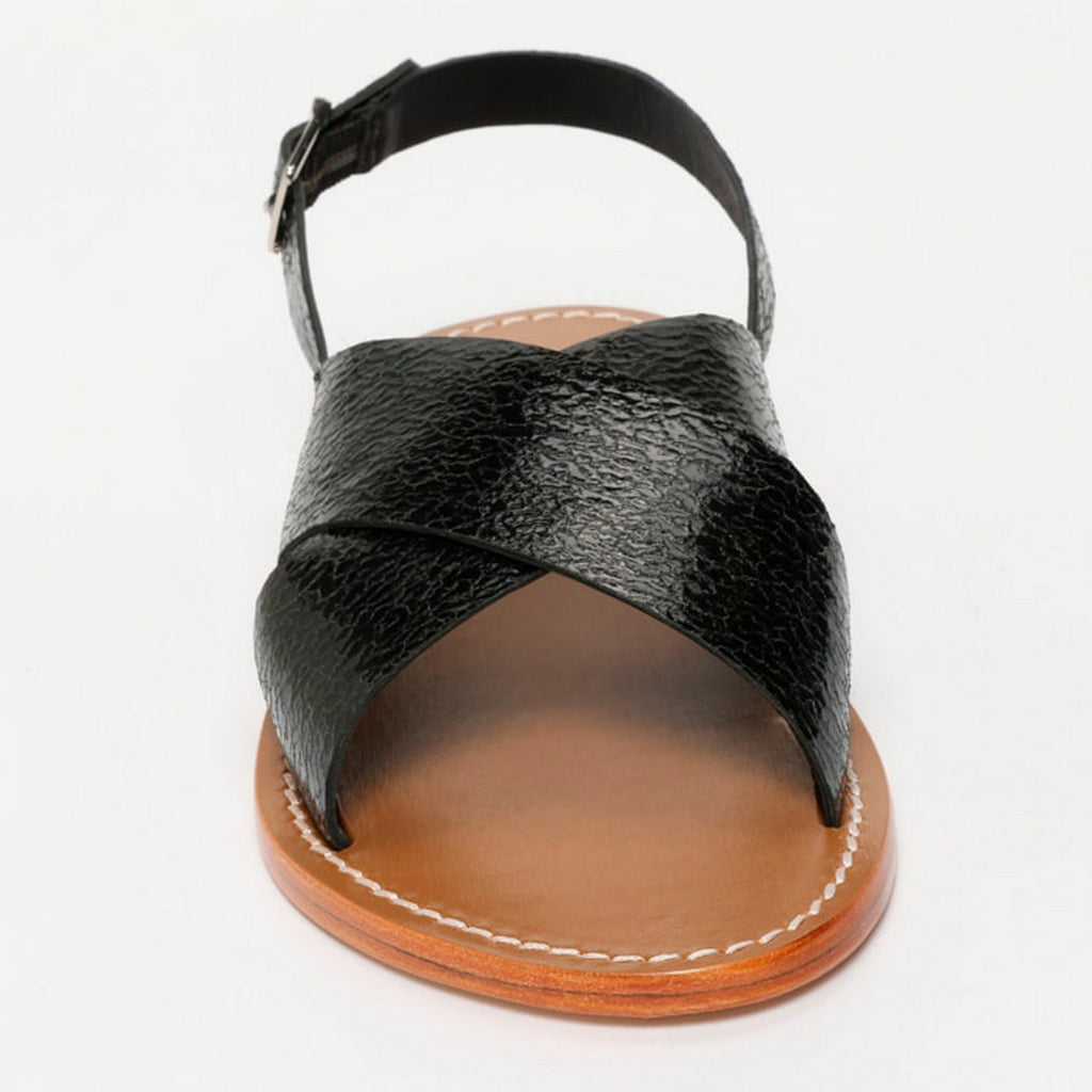 Sandales Macapa - Black Crackle