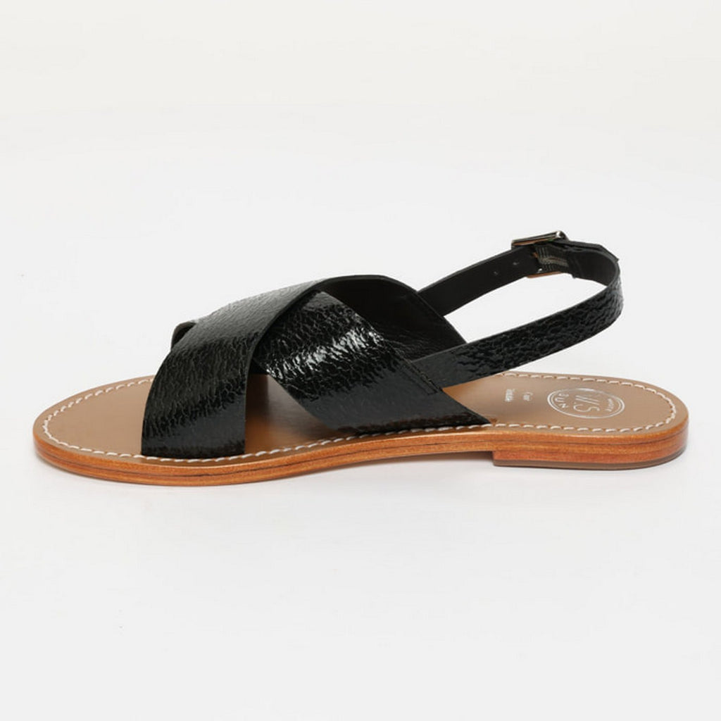 Sandales Macapa - Black Crackle