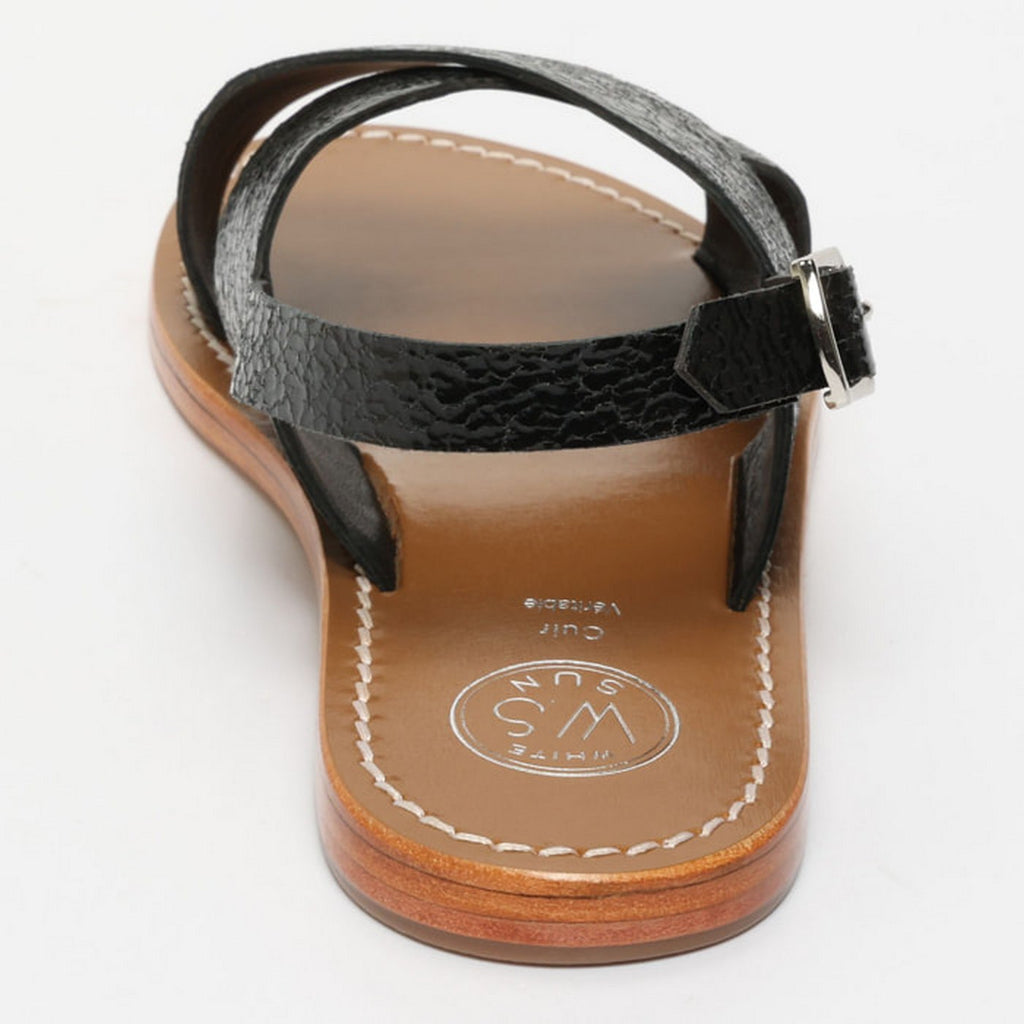Sandales Macapa - Black Crackle