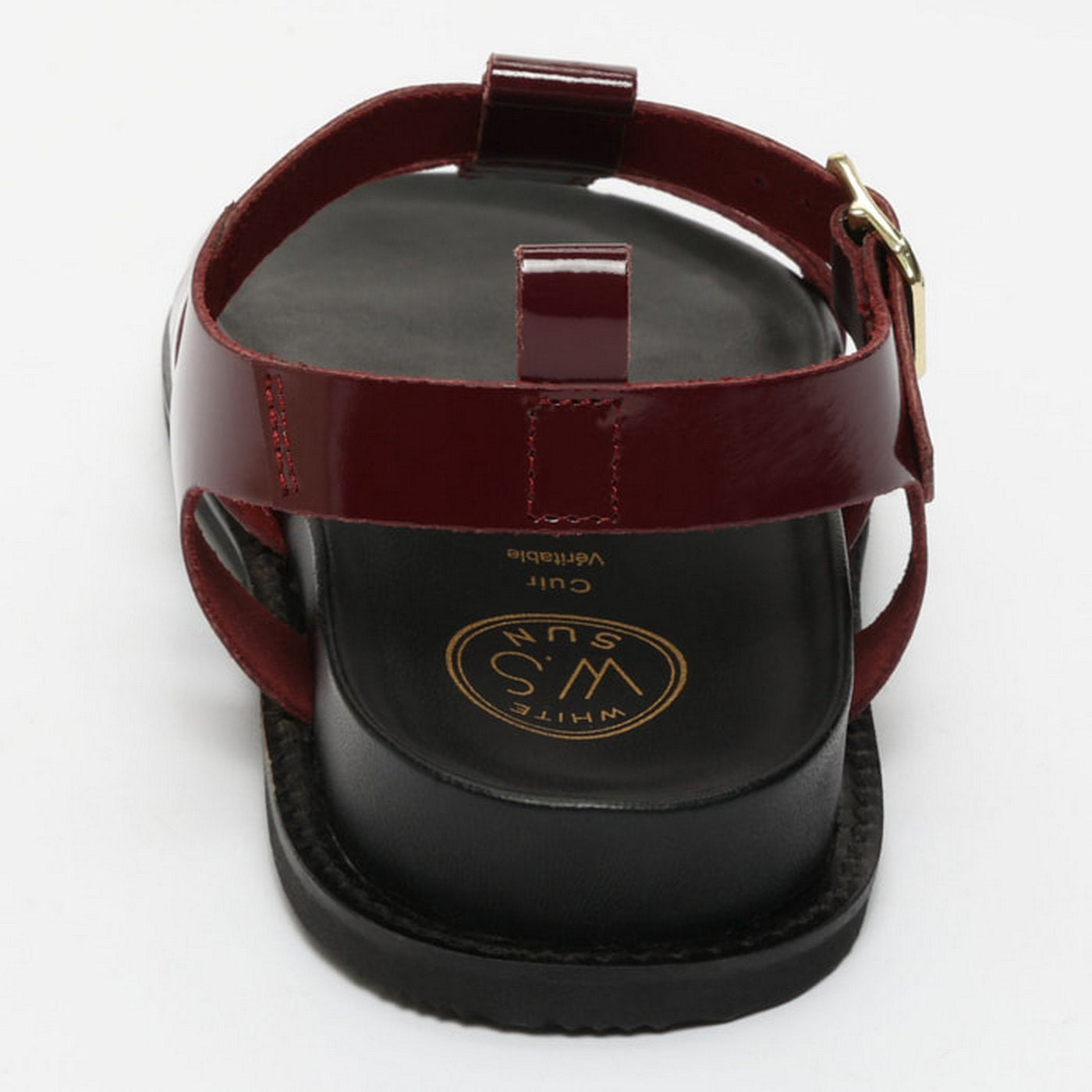 Tyler Sandals - Black Berry Patent