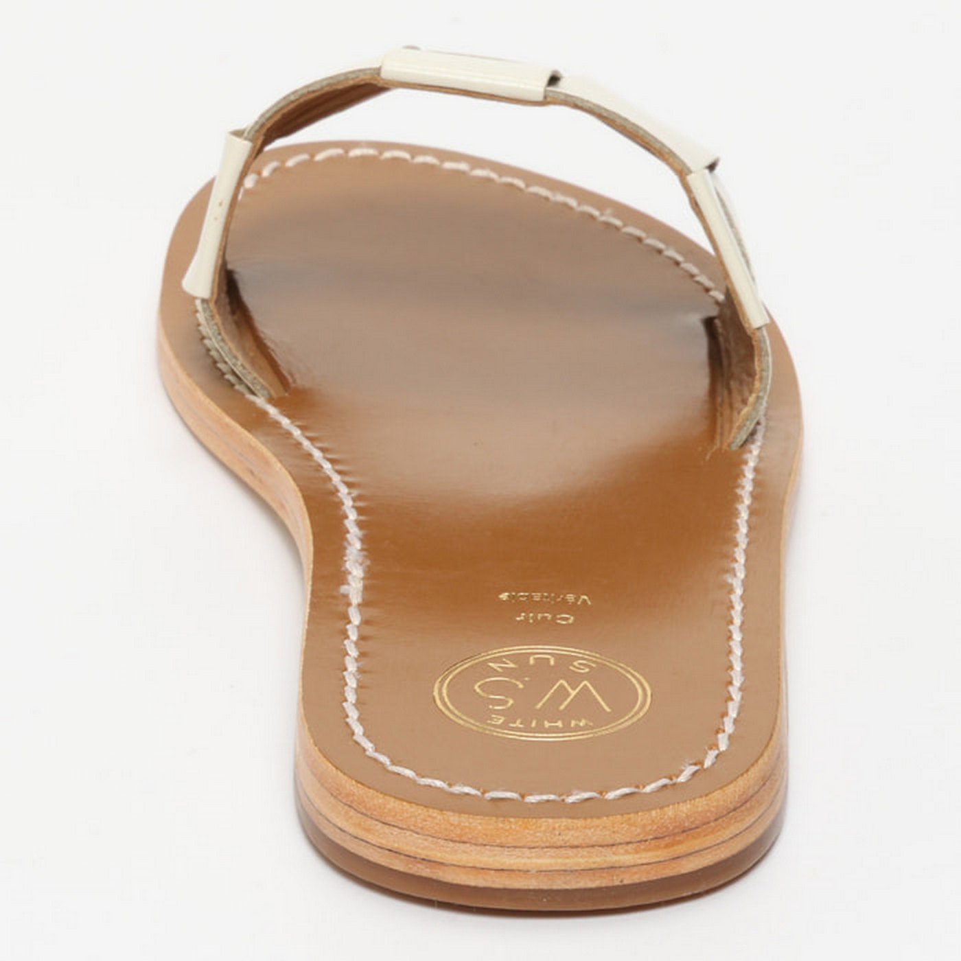 Tucano Sandals - Ivory Patent