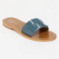 Tucano Sandals - Denim Blue Patent