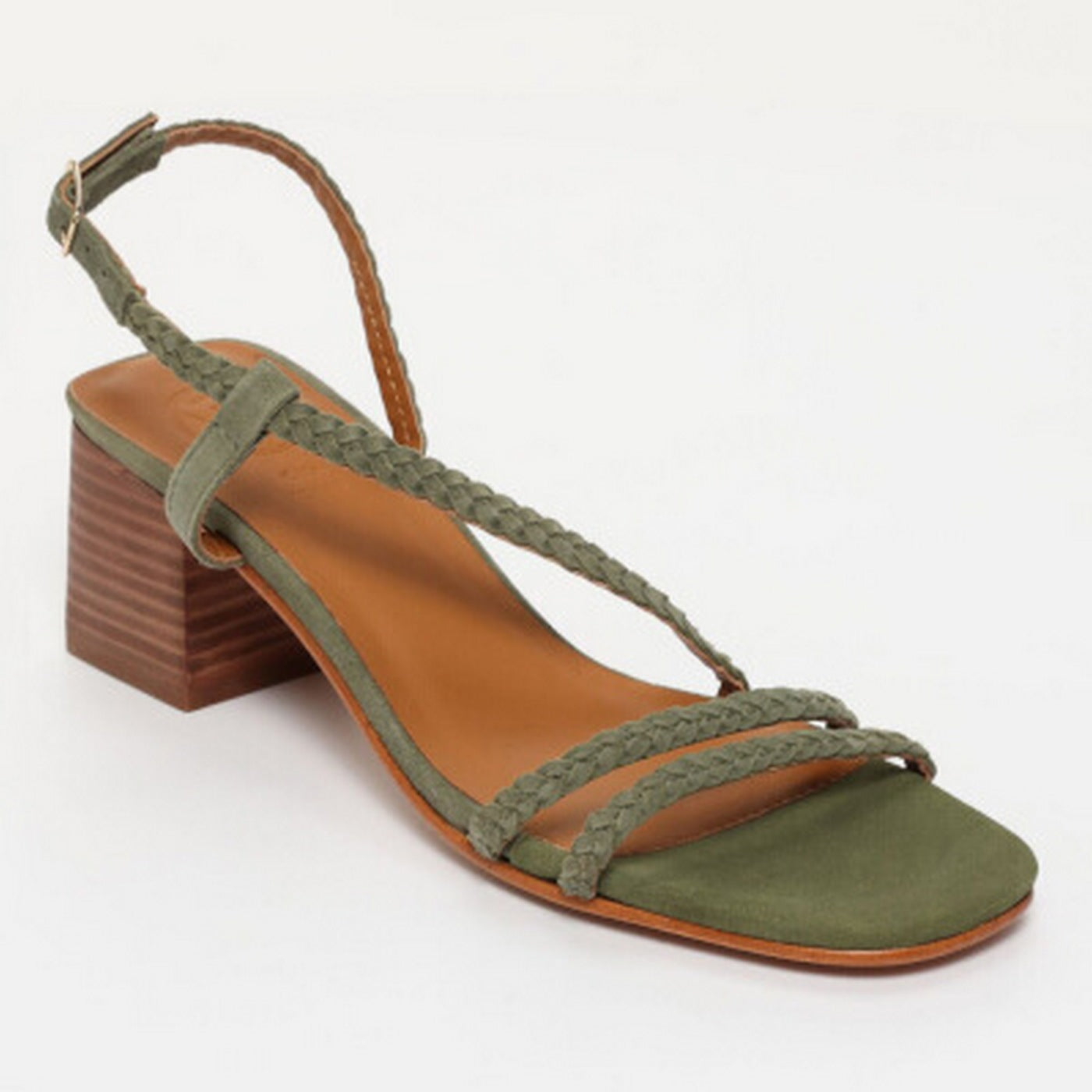 Riviera Heeled Sandals - Grape