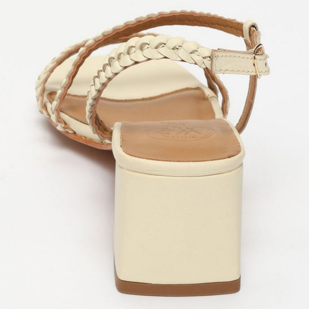 Riviera Heeled Sandals - Off White