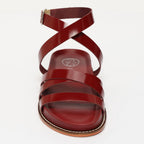Sandales Bogarra - Cranberry Patent