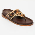 Caelum Sandals - Brown Snake+Beige