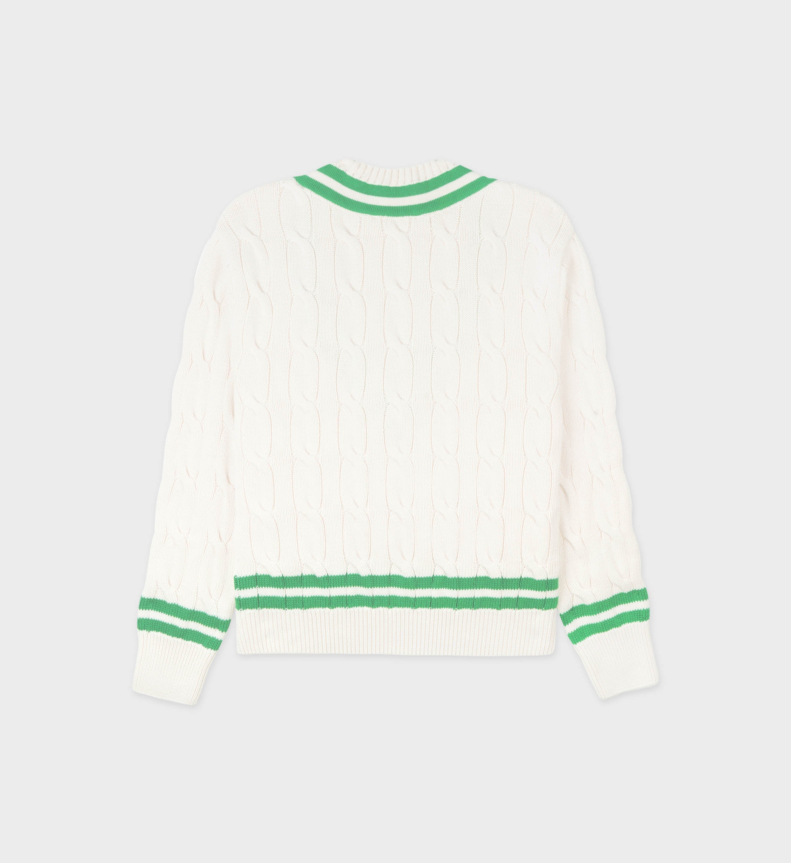 Src Cableknit Jumper - Cream/Clean Mint - Women