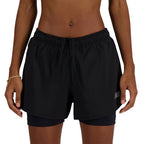 Short Femme New Balance SPORT ESSENTIAL 2-EN-1 3