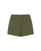 Falda verde Mabel sostenible - silueta 1