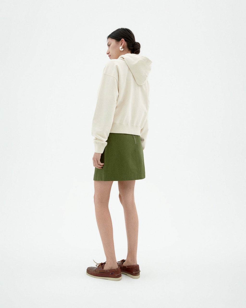 Falda verde Mabel sostenible-4