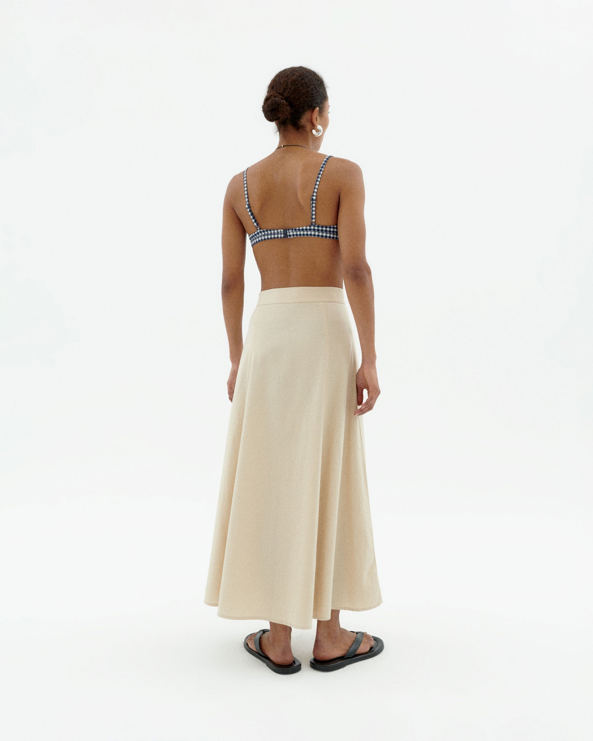 Falda cruda marygold Tora sostenible-4