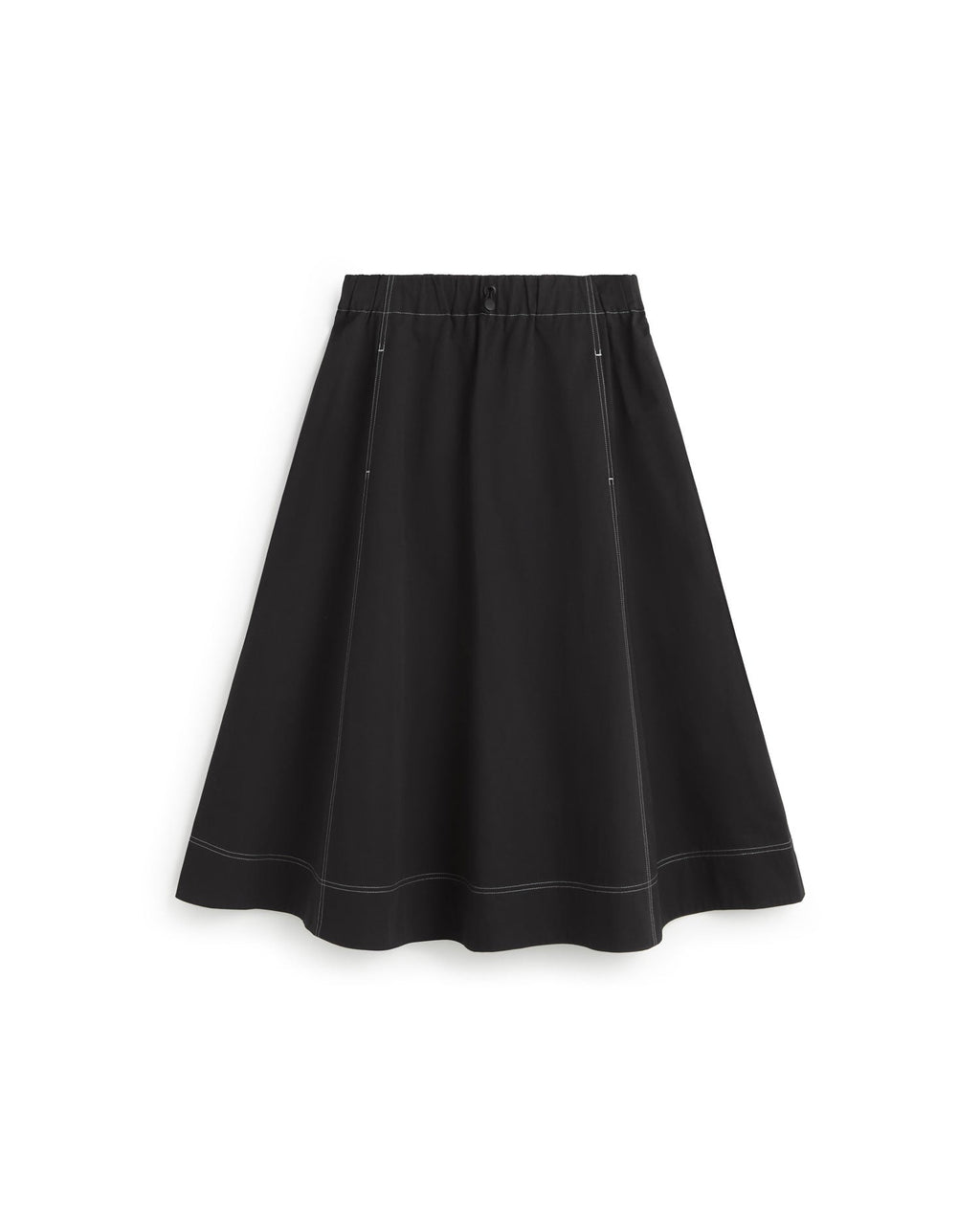 Falda midi paper touch Olatz sostenible silueta - 1