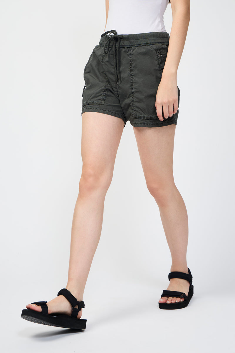 Zipped Pocket Shorts - Marsh Pigment - Women's