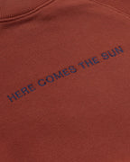 Sudadera marrón Here comes the sun Fantine sostenible-silueta-3