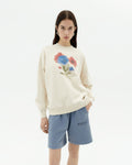 Sweater met print Blurry Jimena