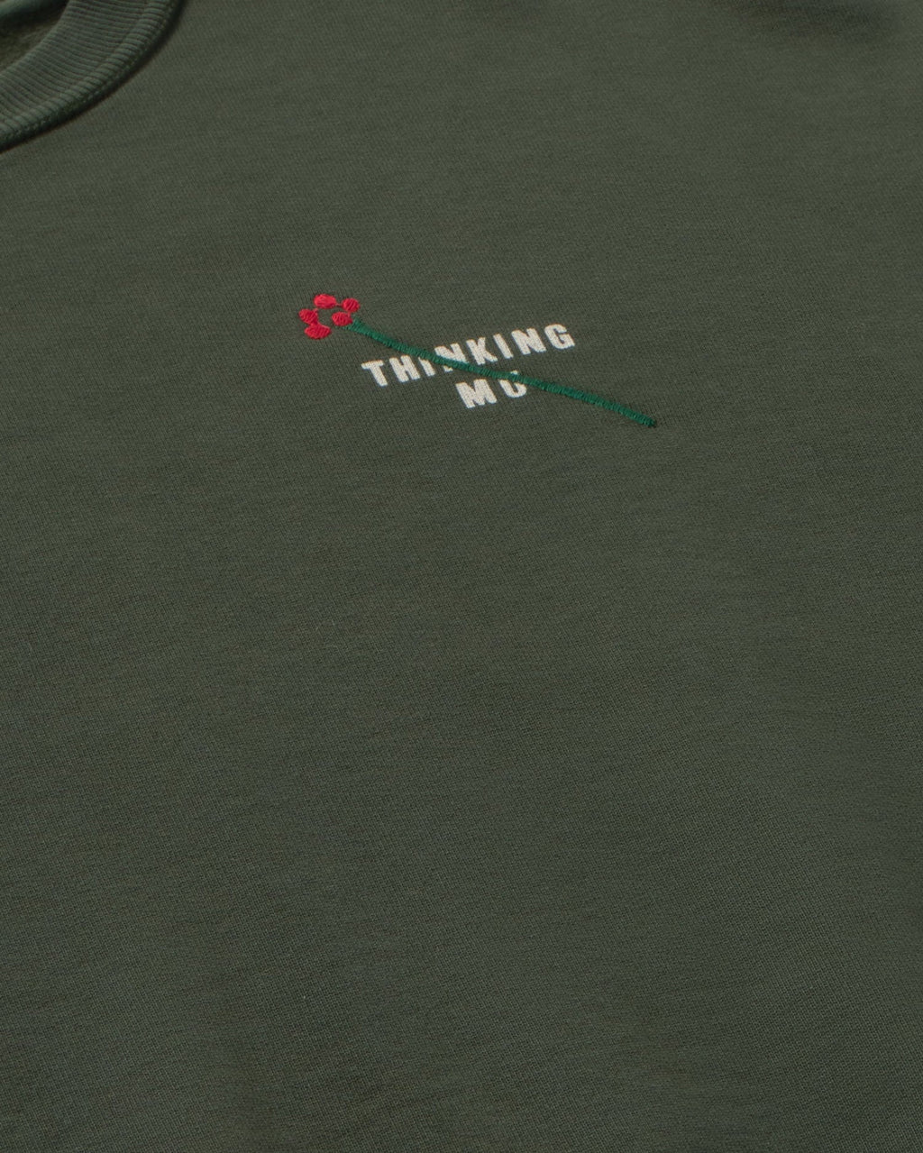 Sudadera bordada flower TM Jodie sostenible silueta - 2