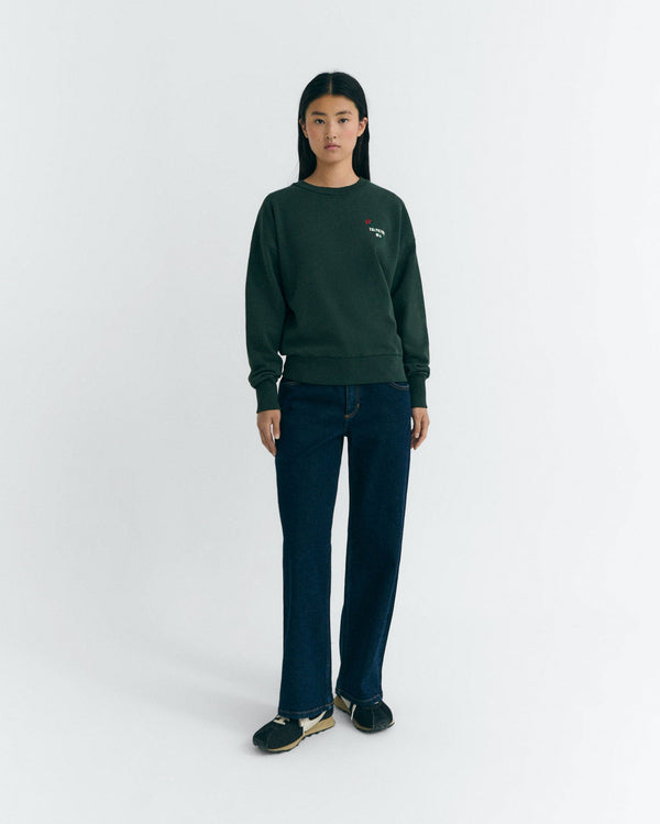 Broderad sweatshirt blommor TM Jodie hållbar - 2