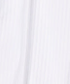 Pantalón Easy Fit Self Stripe - Blanco - Mujer