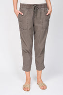 Pantalon Easy Fit À Rayures - Pigment River Rock - Femme