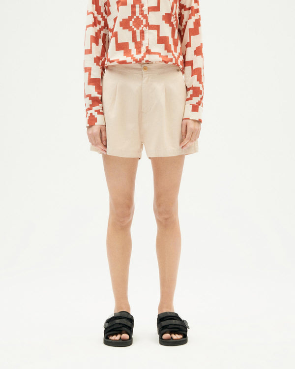 Shorts Narciso sostenible crudo -4
