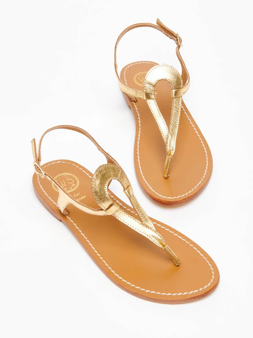 Sandalias Varde - Oro oscuro