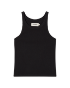 Top black Harriet sostenible - silueta