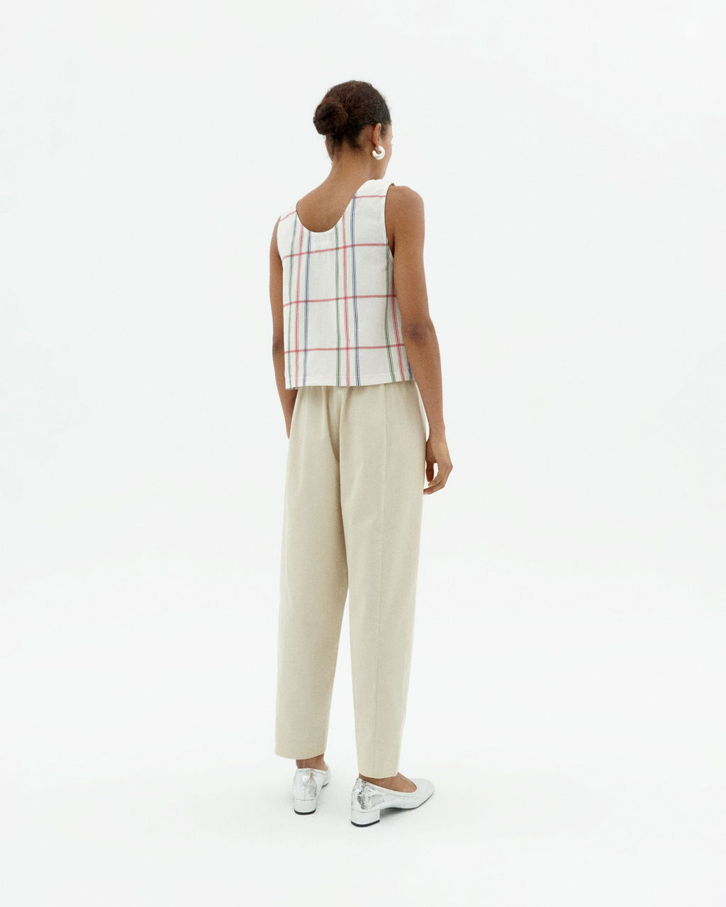 Multifarvet stribet top Justine bæredygtig-4