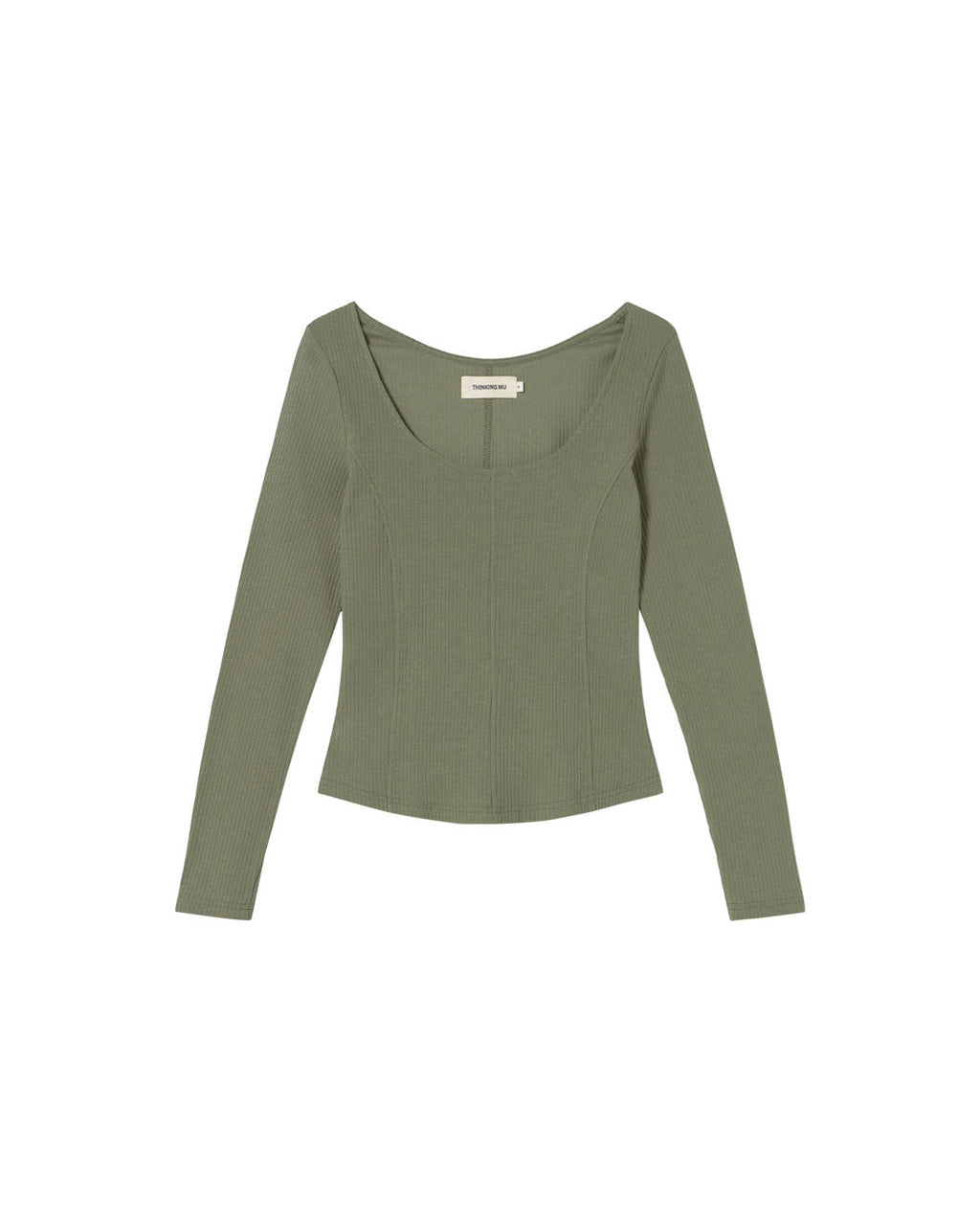 Top green hemp Nadia sostenible silueta - 1