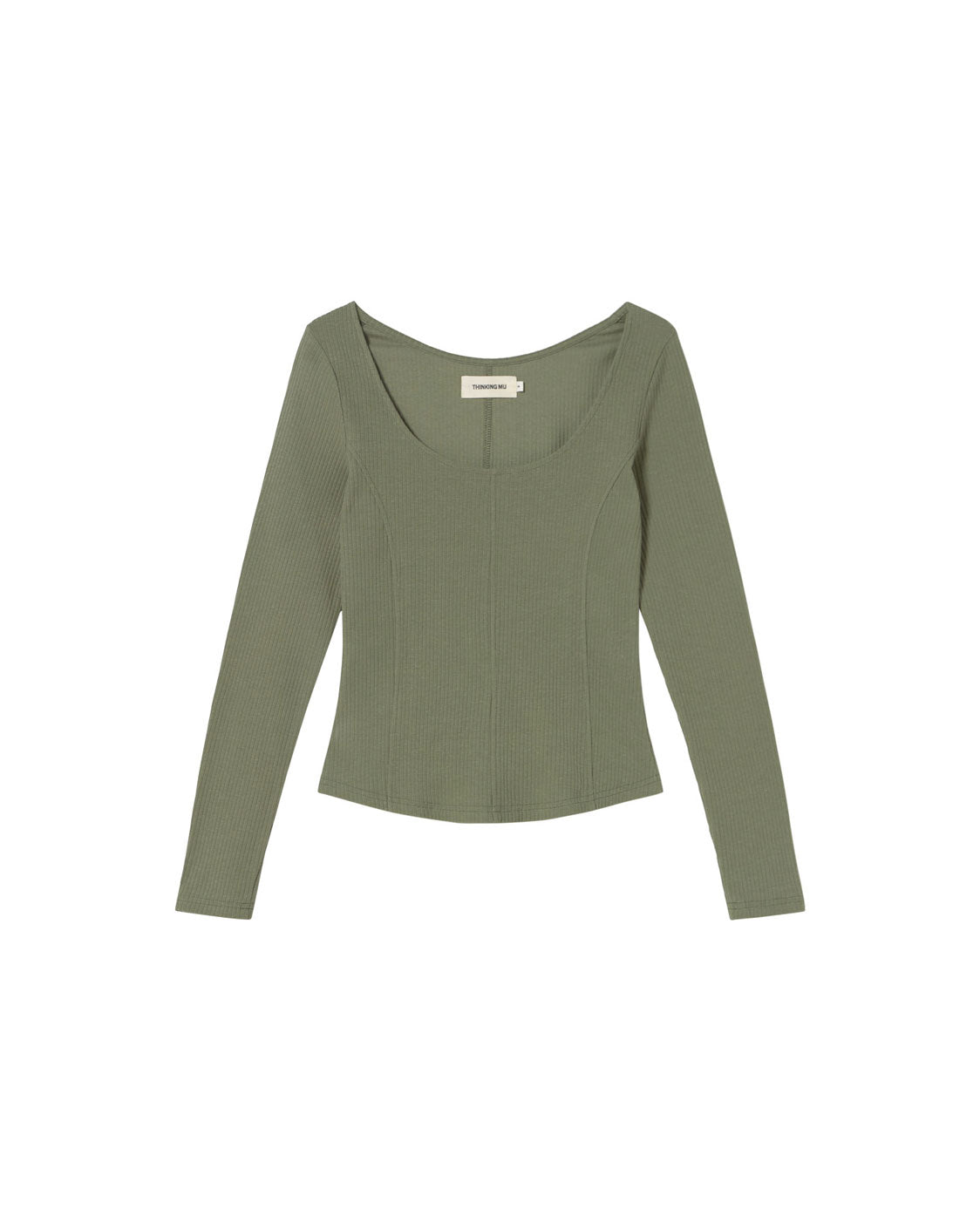 Top green hemp Nadia sostenible silueta - 1