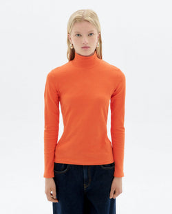 Oranje duurzame coltrui van hennep Aine - 1