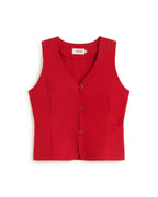 Chaleco red Alisa sostenible silueta - 1