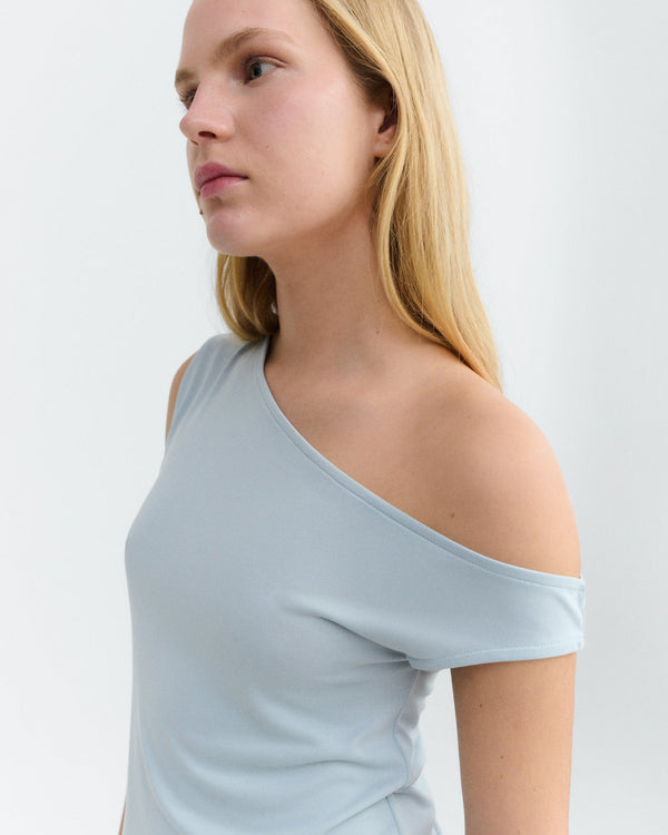 Asymmetrisches blaues Top Zohar nachhaltig - 3