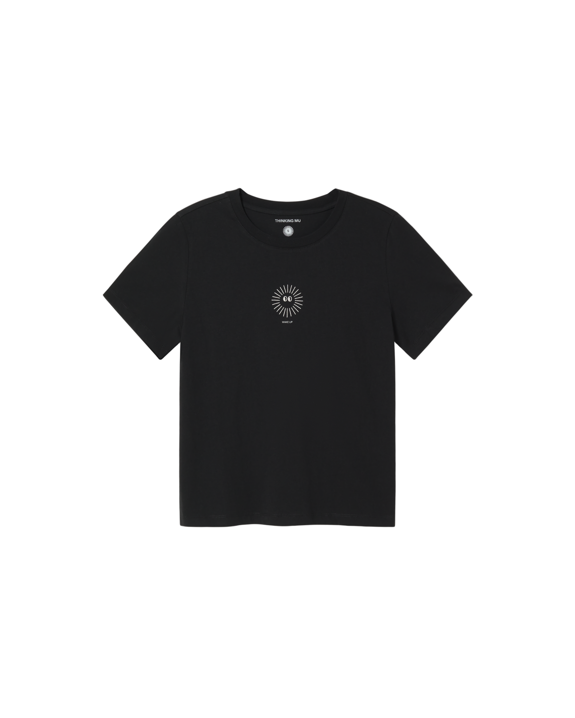 Camiseta negra soleil Ida - silueta 1